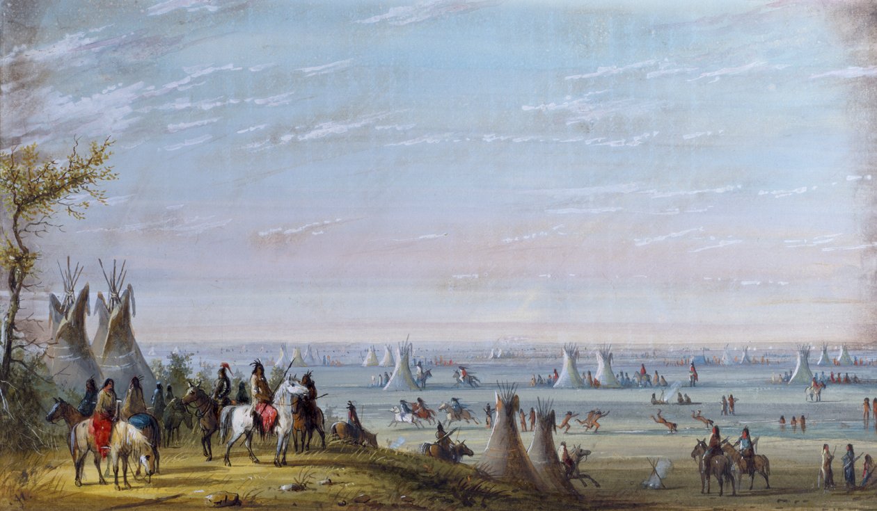 Stevnemøte av Alfred Jacob Miller