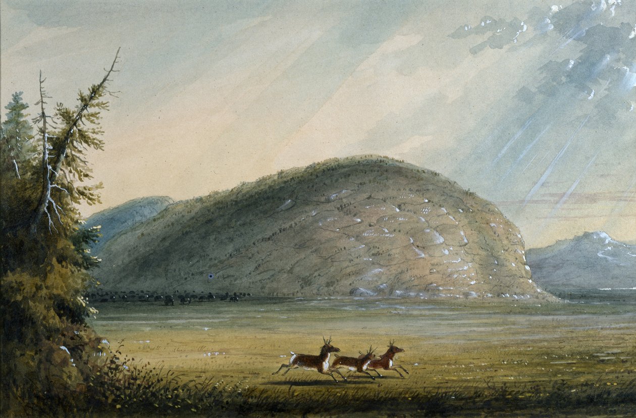 Uavhengighetens klippe av Alfred Jacob Miller