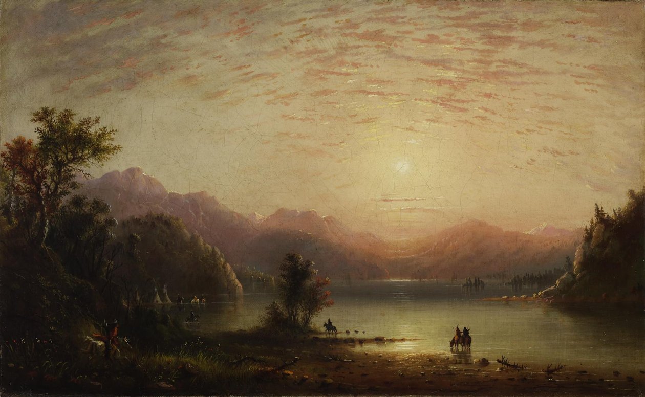Utsikt over Rocky Mountains av Alfred Jacob Miller