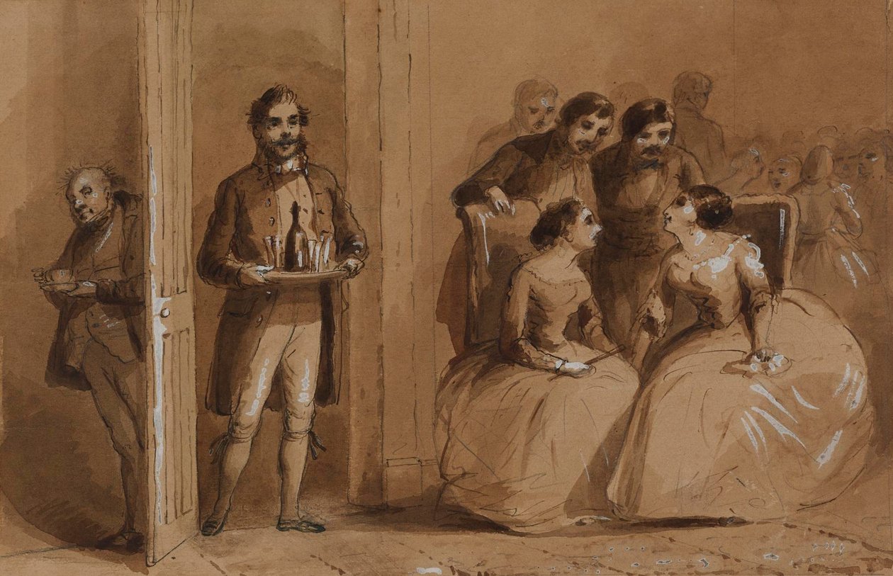 Scene fra «Little Dorritt» av Alfred Jacob Miller