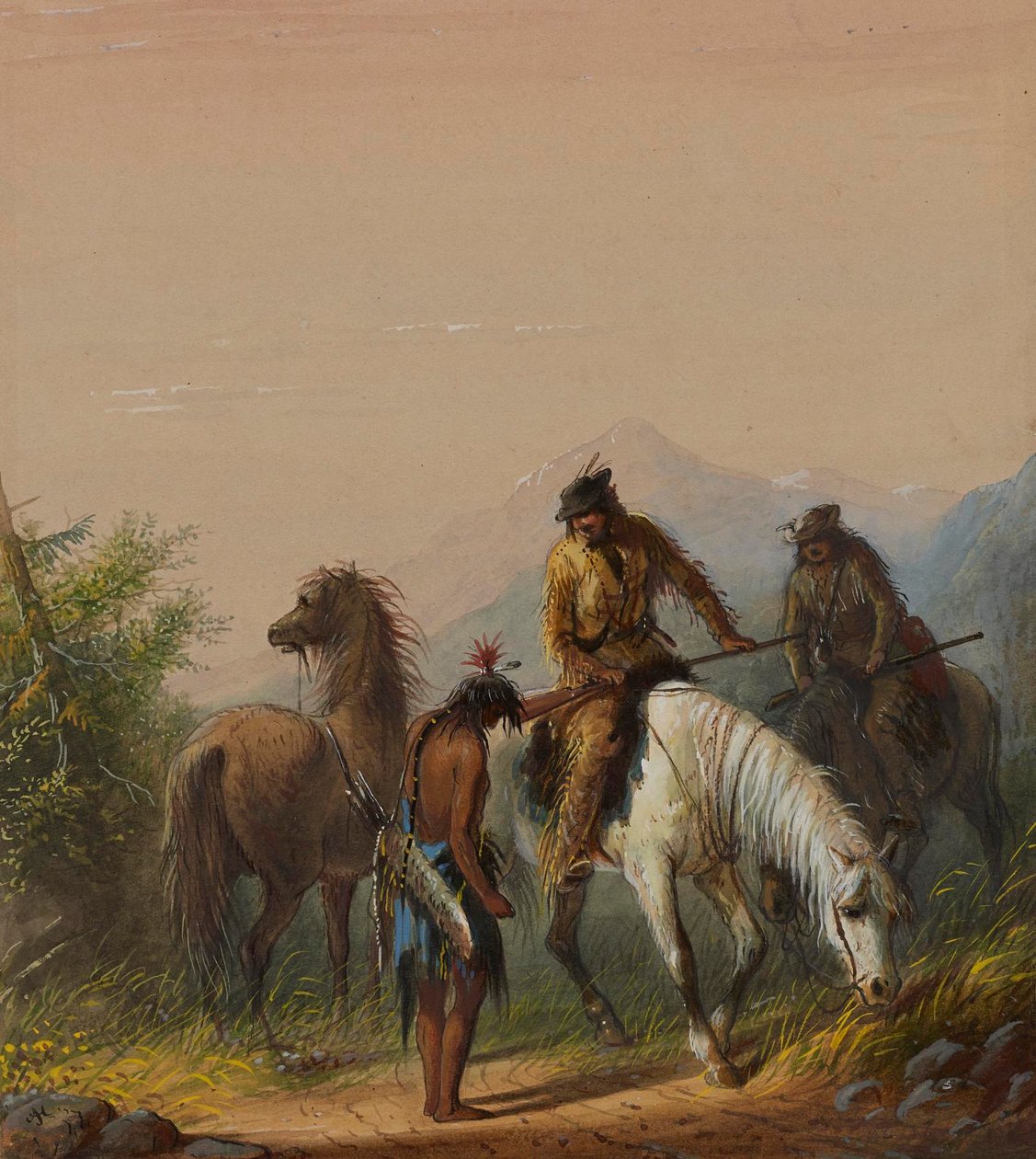 Det indiske orakelet av Alfred Jacob Miller