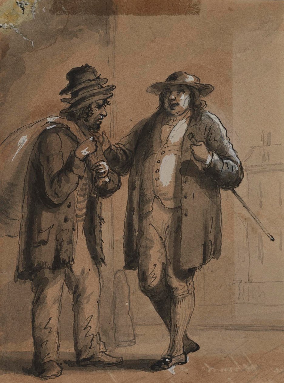 Den gamle klesforhandleren av Alfred Jacob Miller