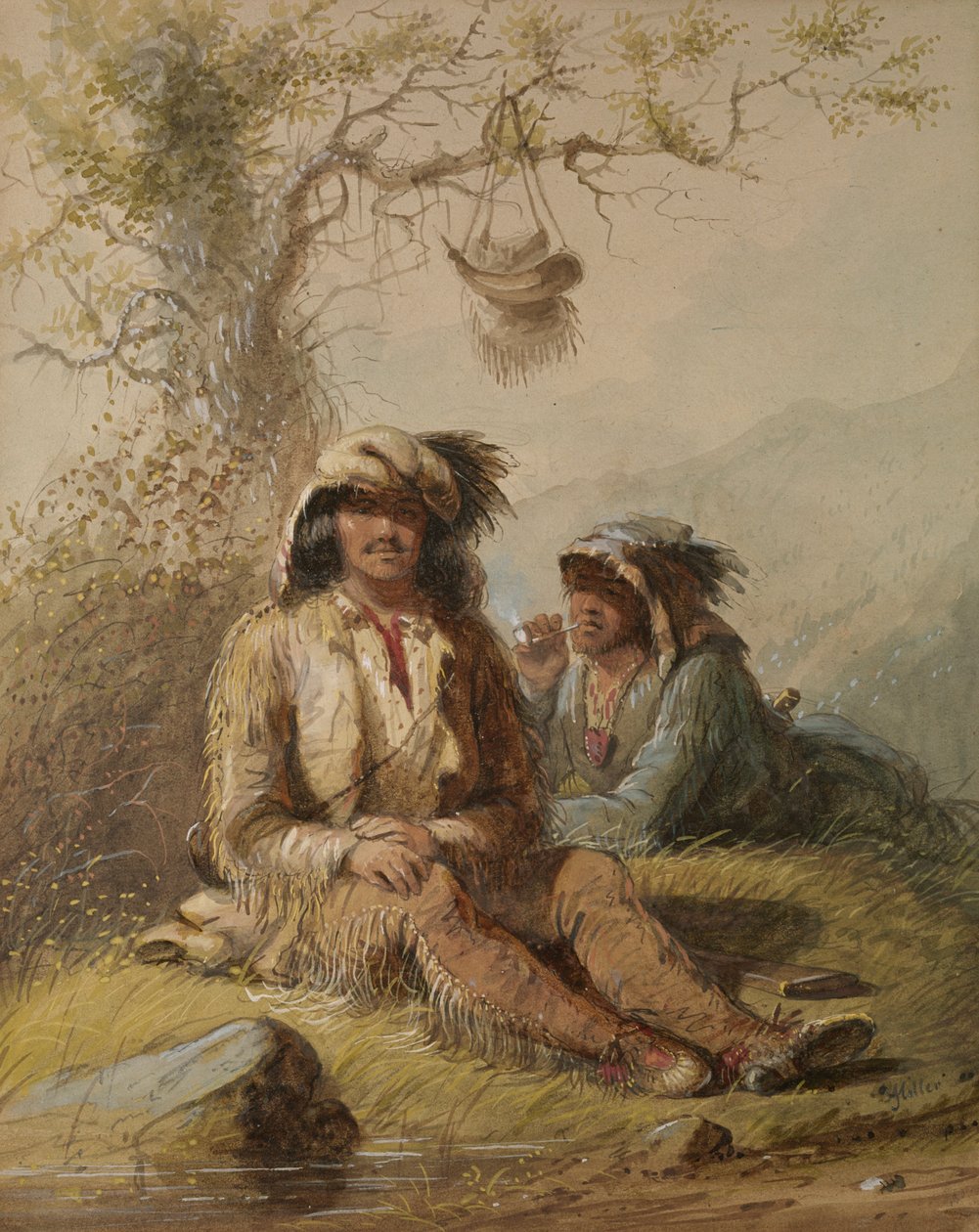 Pelshandlere av Alfred Jacob Miller