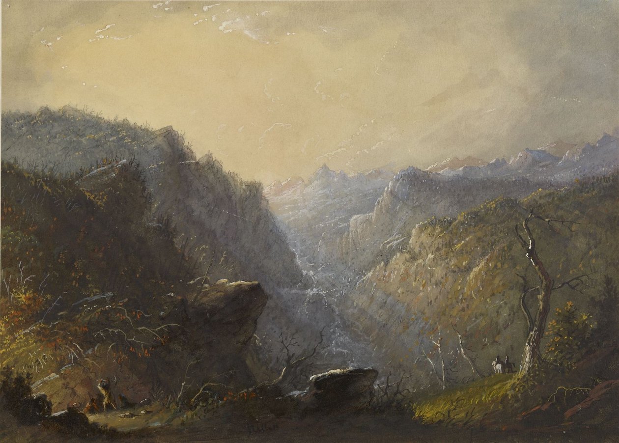 Vill natur (opprettelse av et forråd) av Alfred Jacob Miller