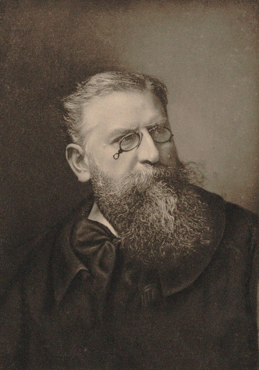 Portrett av komponisten Raoul Pugno 1852-1914, ca. 1900-1910. av Alfred Konstantinovich Fedetsky