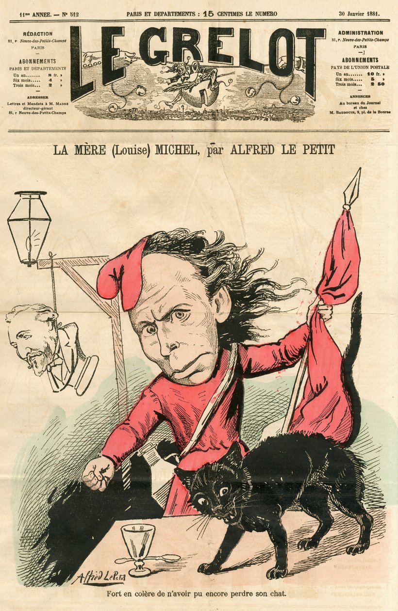 Omslag til «Le Grelot», Satirical in Colors av Alfred Le Petit