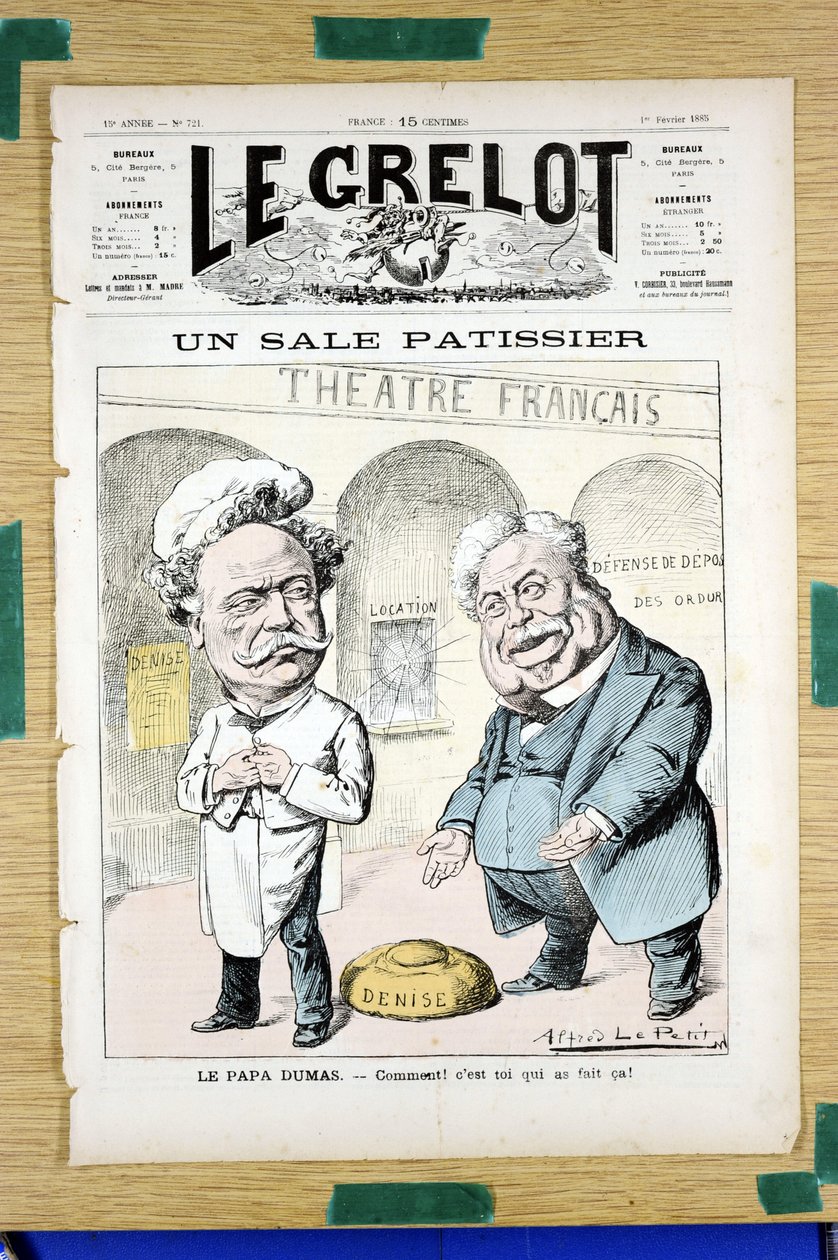 Omslag til “” Le Grelot””, nummer 721, Satirical in Colors av Alfred Le Petit