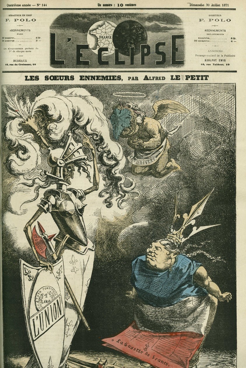 Fiendesøstre, mellom La Gazette de France og L