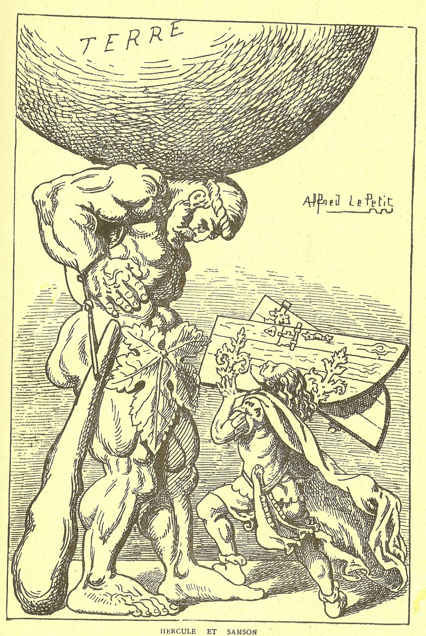 Illustrasjon av Alfred Le Pete (1841-1909) i Gros-Jean og hans prestegjeld av Alfred Le Petit