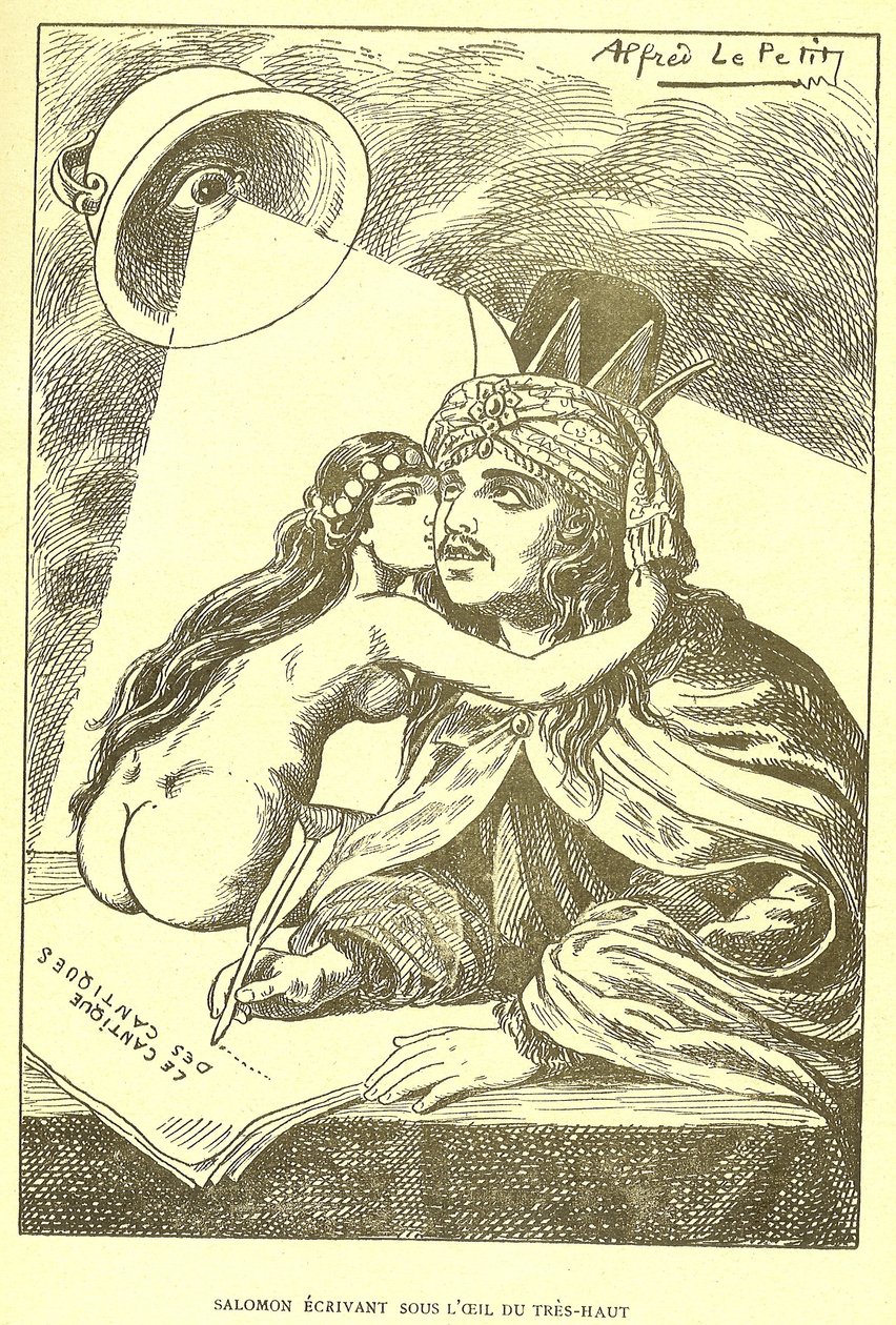Illustrasjon av Alfred Le Pete (1841-1909) i Gros-Jean og hans prestegjeld av Alfred Le Petit