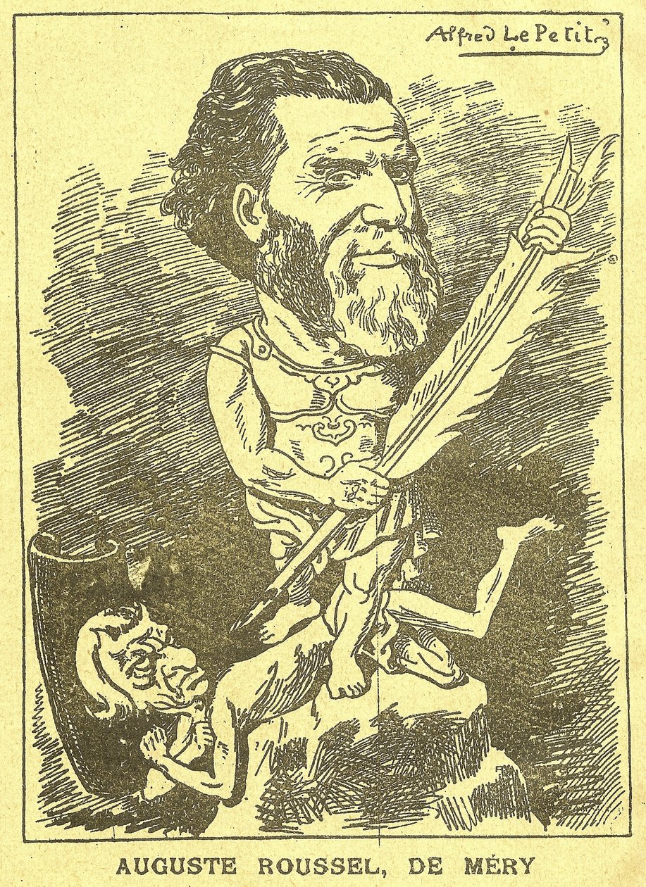 Illustrasjon av Alfred Le Petitty (1841-1909) i Gros-Jean og hans kur av Alfred Le Petit