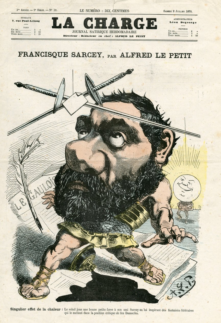 The Charge (1870), nummer 12, satirisk i farger av Alfred Le Petit