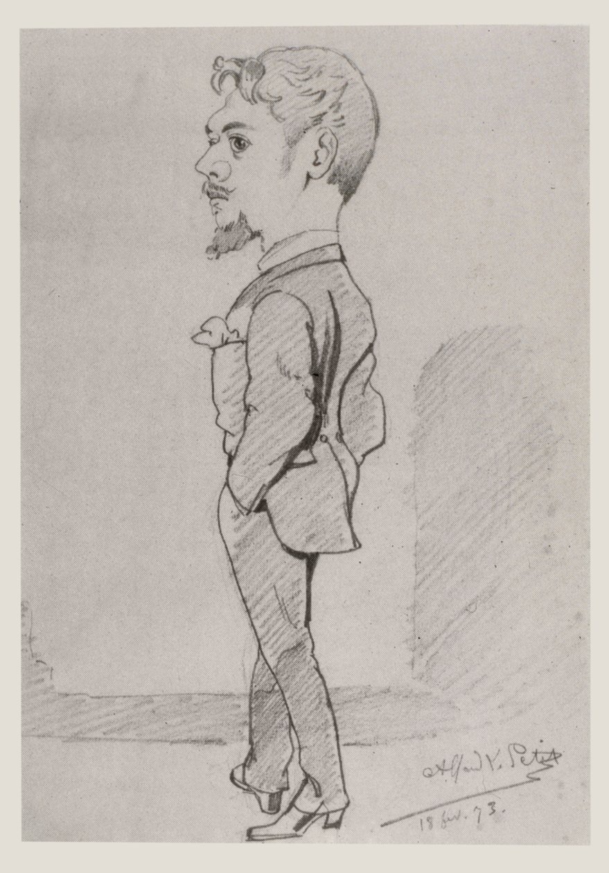 Portrett av Mars, 1873 av Alfred Le Petit