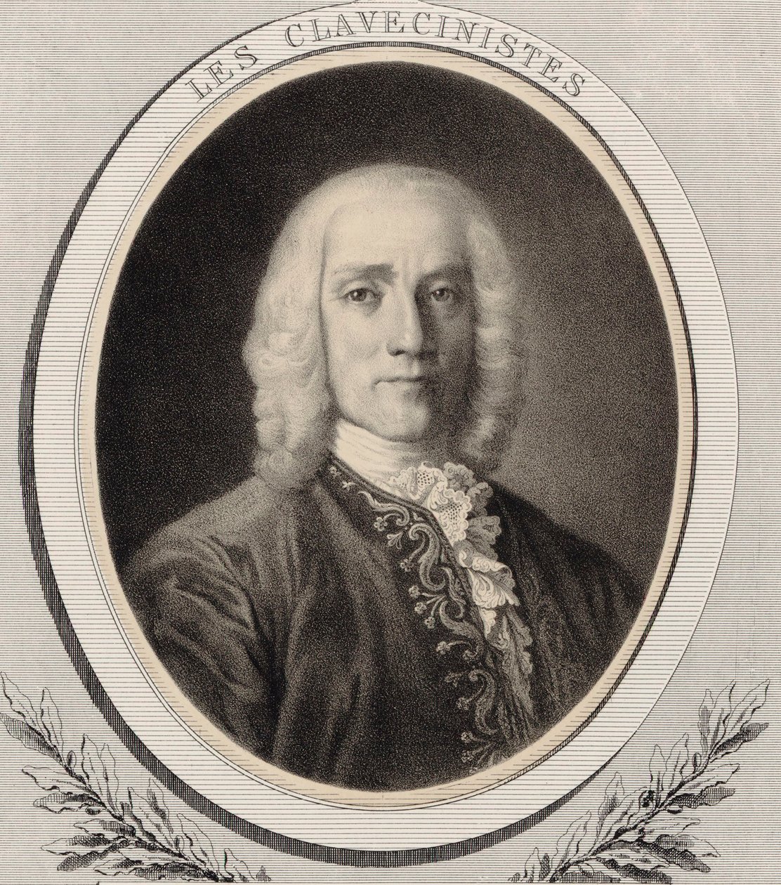 Portrett av komponisten Domenico Scarlatti 1685-1757, ca. 1850. av Alfred Lemoine