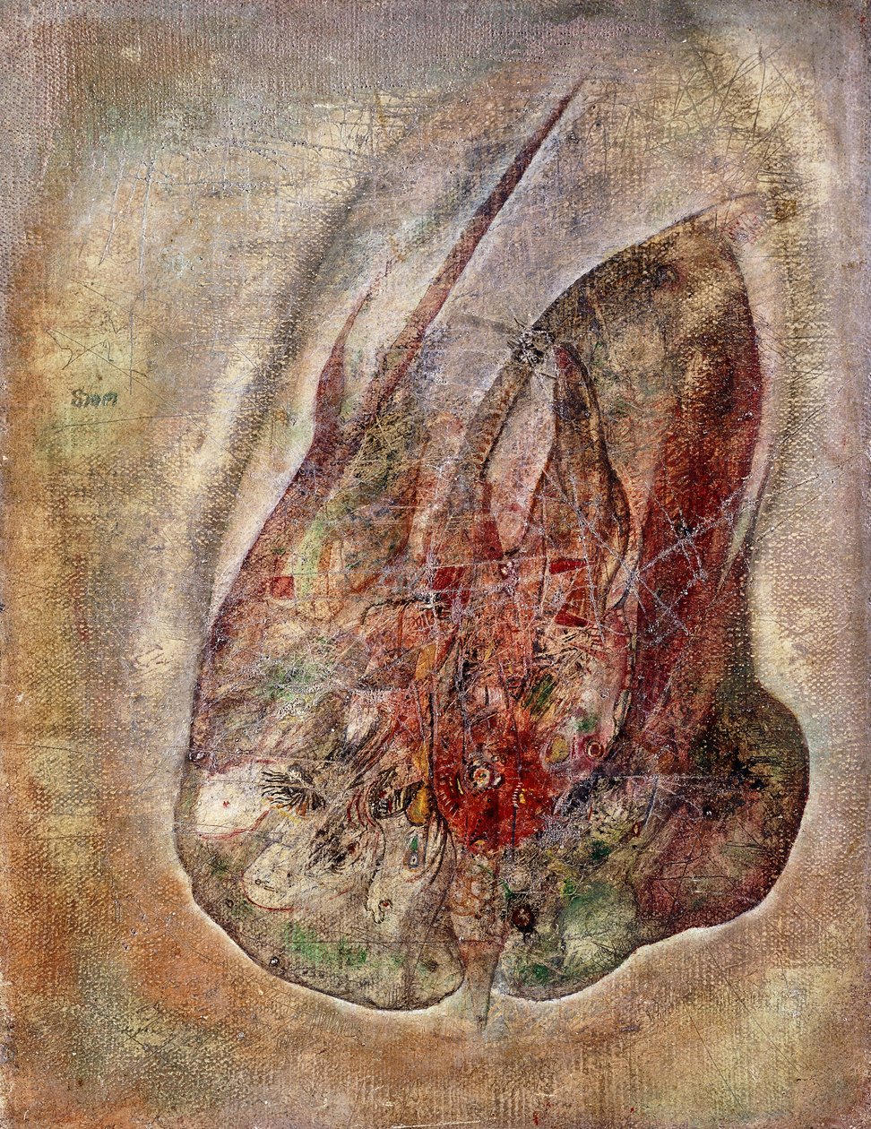 Uten tittel, ca. 1946 (olje på lerret) av Alfred Otto Wolfgang Schulze Wols