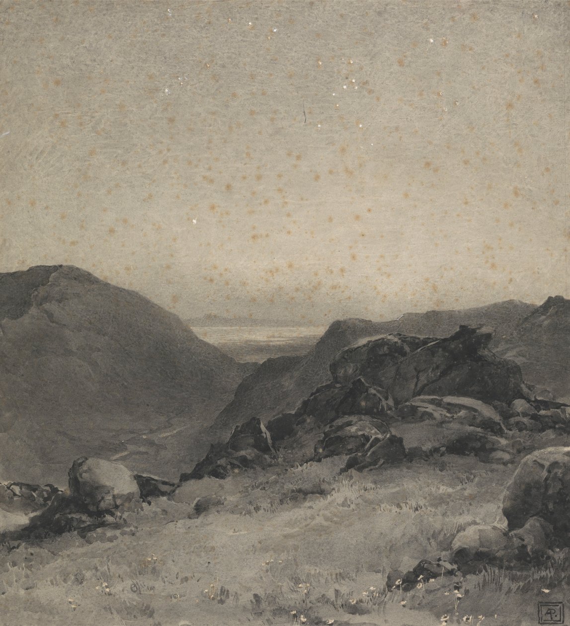 Steinete landskap av Alfred Parsons