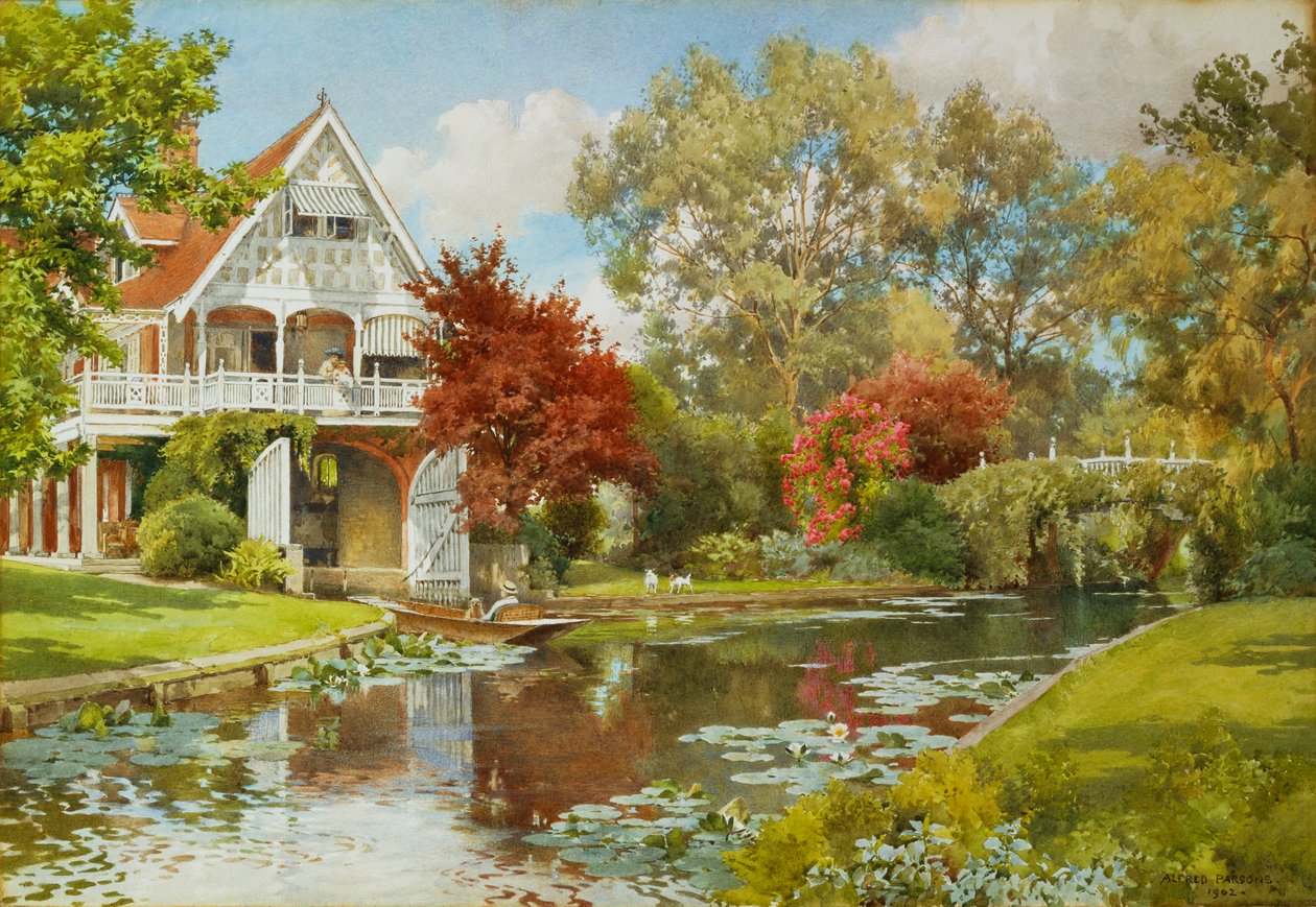 Naustet, 1902 av Alfred Parsons
