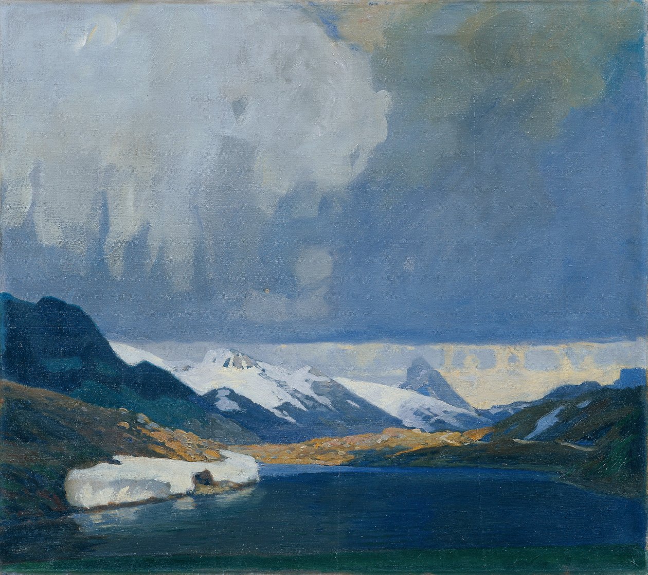 Bernina tordenvær av Alfred Poell