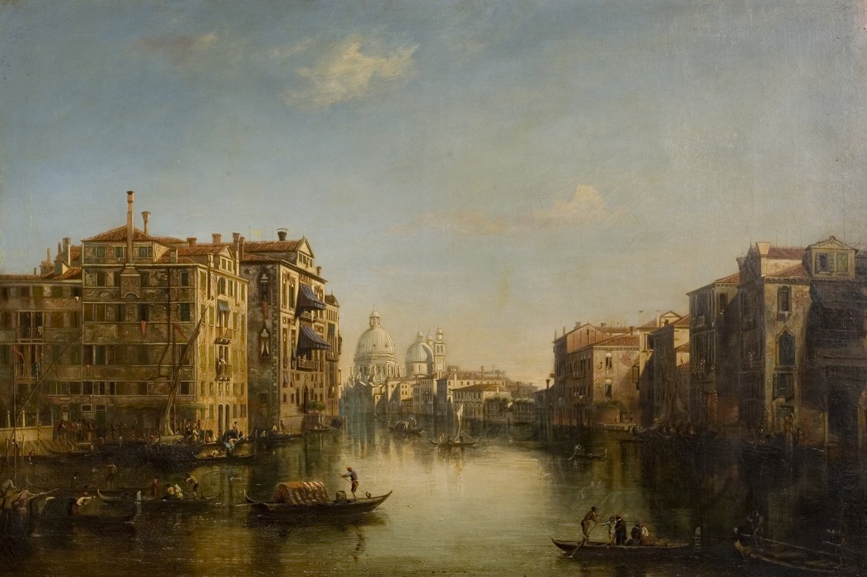 Canal Grande, Venezia, 1800-tallet av Alfred Polentine