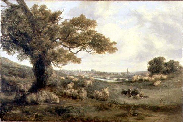Utsikt over Norwich av Alfred Priest