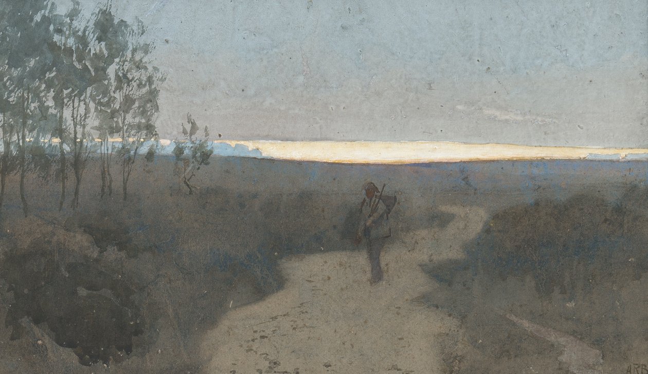 Tilbake i skumringen, 1905 av Alfred Rawlings Baker