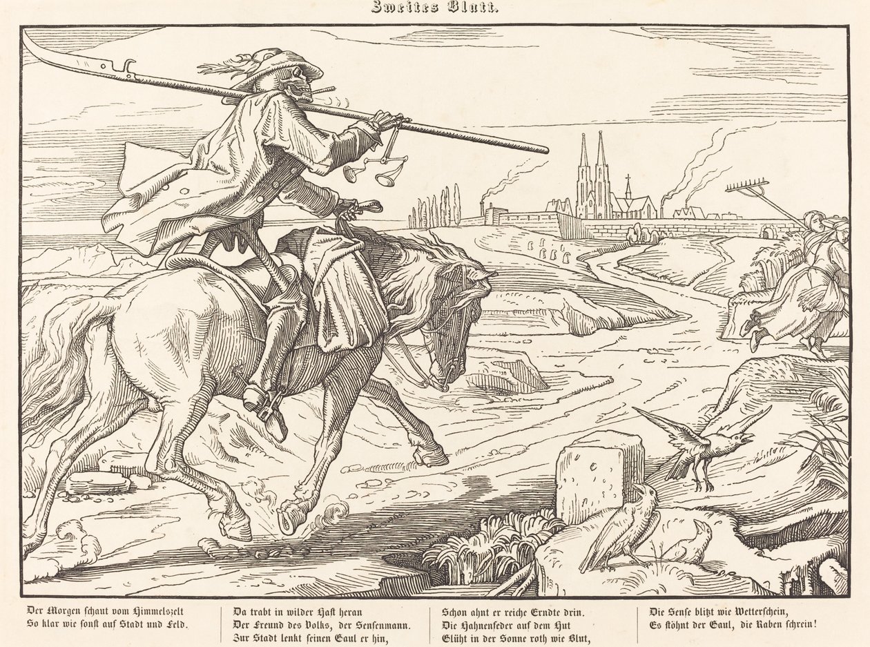 Også en dødsdans II av Alfred Rethel