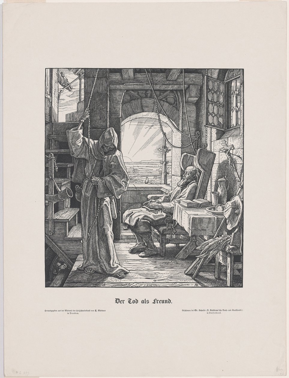 Døden som en venn av Alfred Rethel