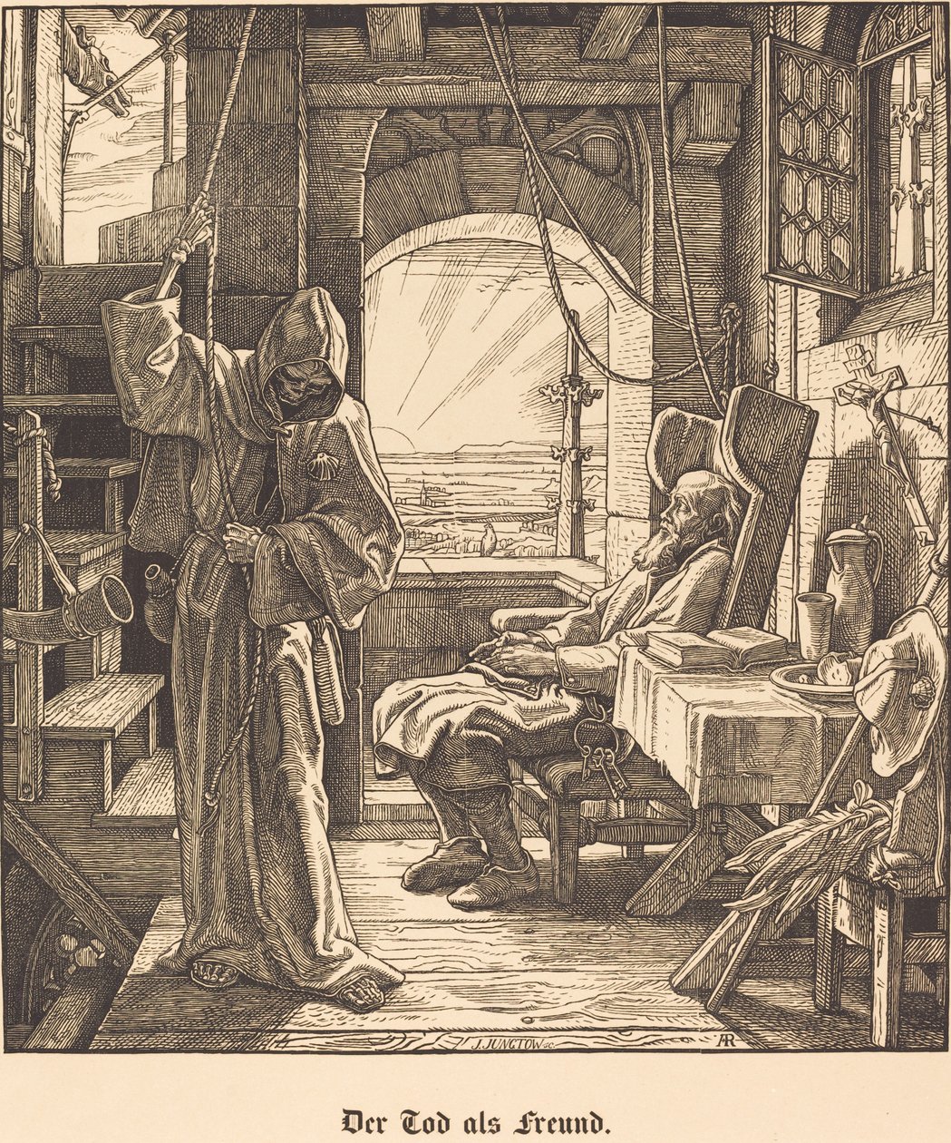 Døden som en venn av Alfred Rethel