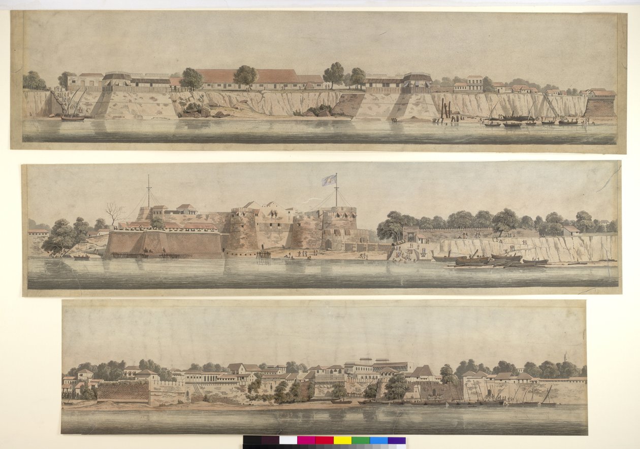 Panorama av Surat av Alfred Robert Freebairn