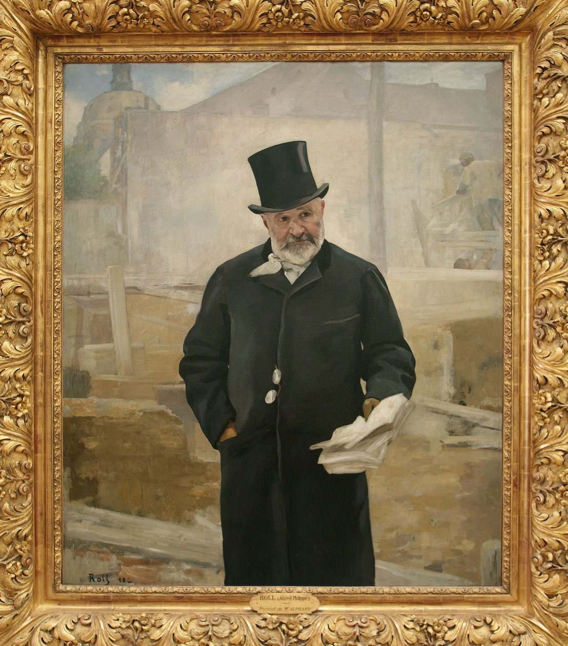 Portrett av Adolphe Alphand (1817-1891), 1888 (olje på lerret) av Alfred Roll