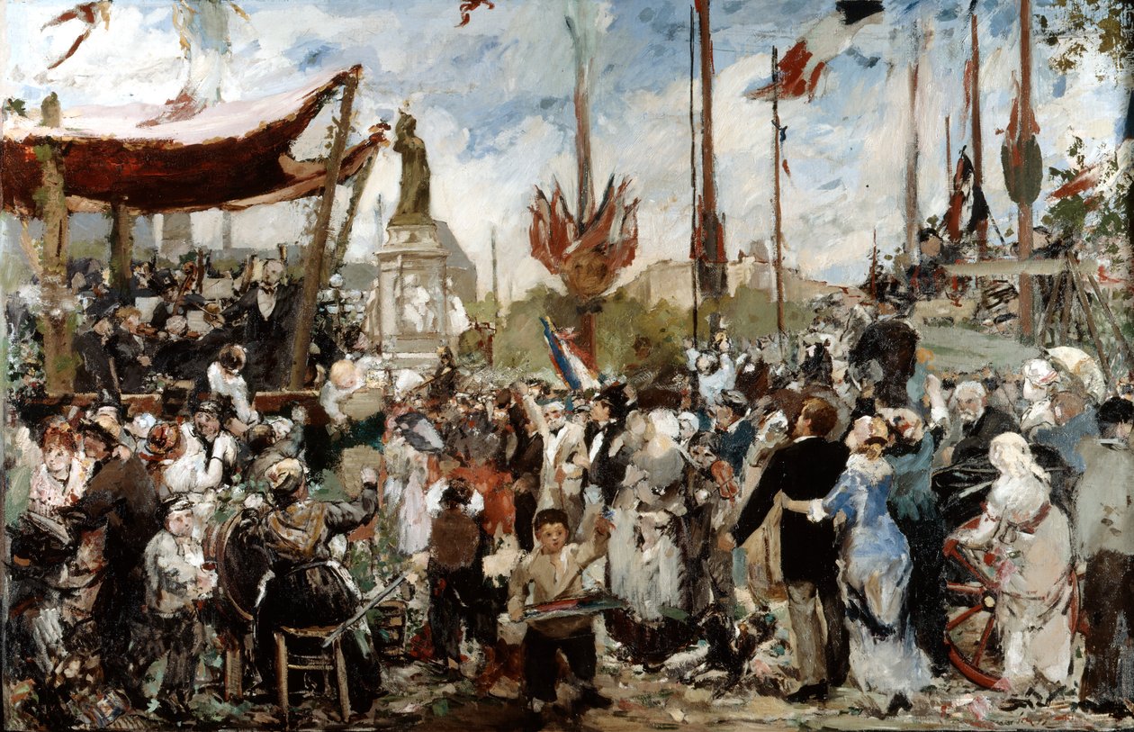 14. juli 1880, sent på 1800-tallet. av Alfred Roll