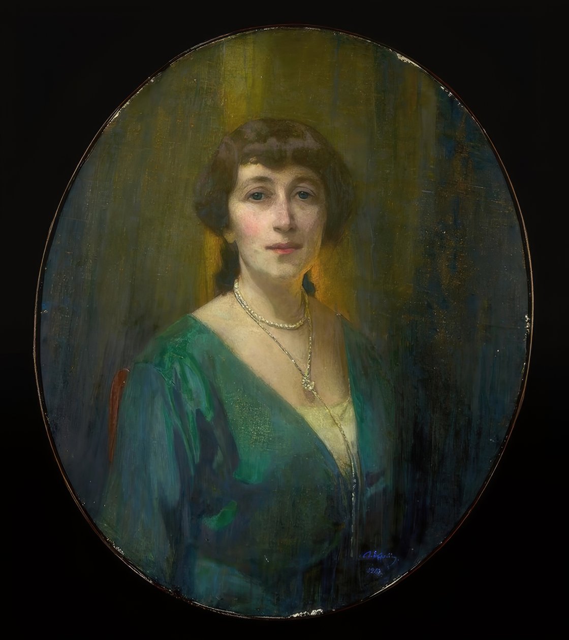 Portrett av en ukjent kvinne av Alfred Rudolfowitsch Eberling