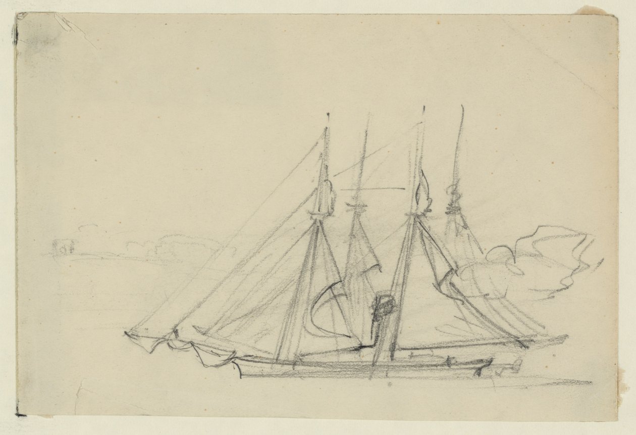 To seilskip av Alfred Rudolph Waud