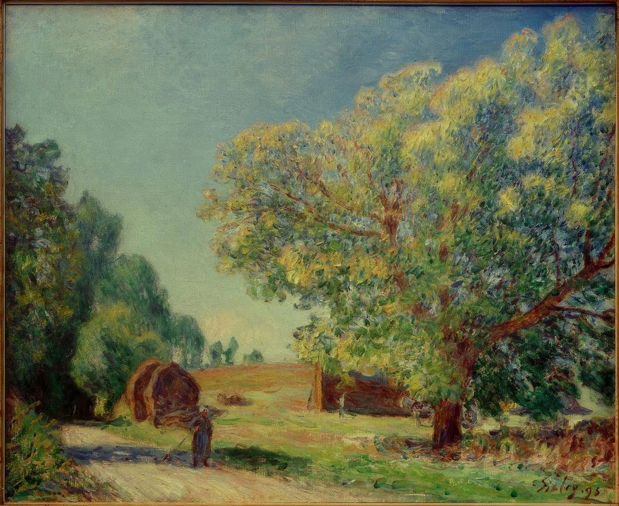 Rundt skogen av Alfred Sisley