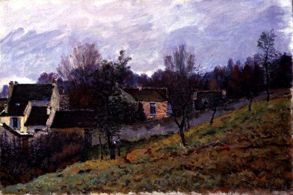 Høst på Louveciennes av Alfred Sisley