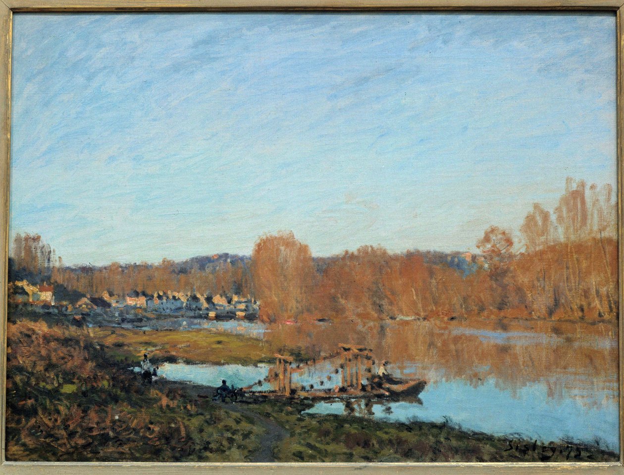 Høst på bredden av Oise i 1873 Maleri av Alfred Sisley (1839-1899) 1873 Montreal, museum for fine arts av Alfred Sisley
