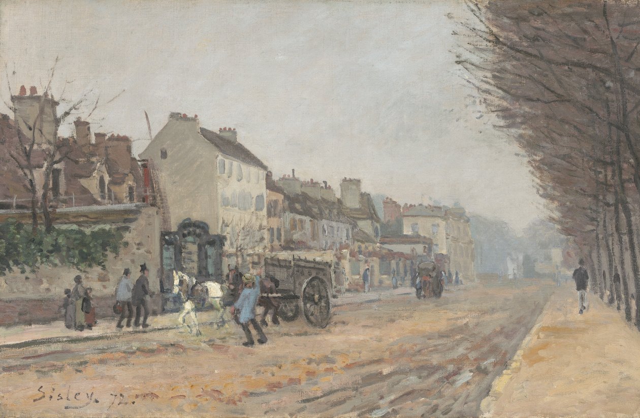 Boulevard Héloïse, Argenteuil, 1872 av Alfred Sisley