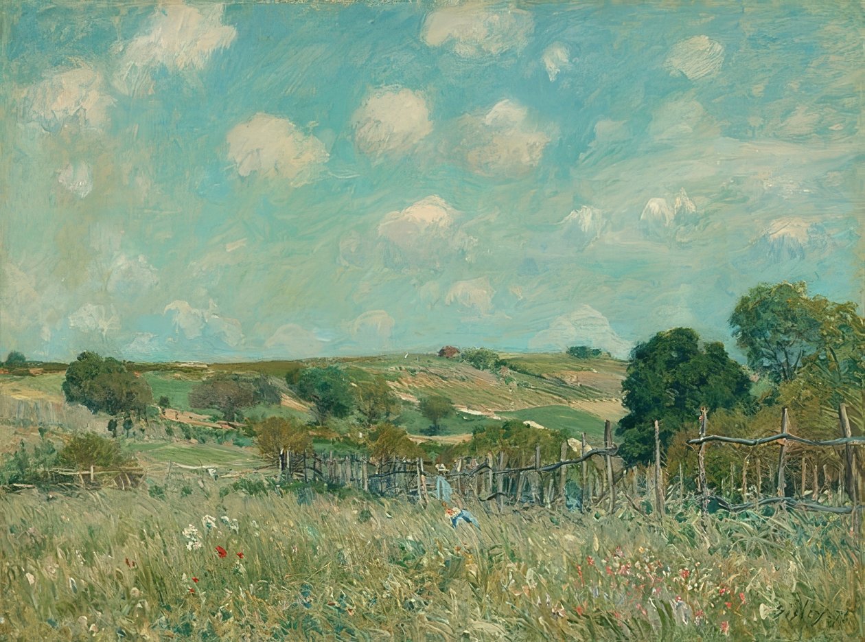 Engen. 1875 av Alfred Sisley