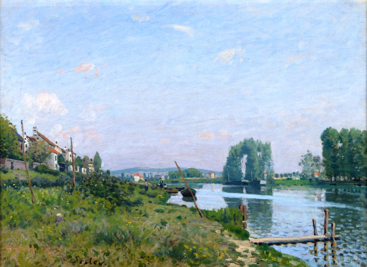 Saint-Denis Island, 1872 av Alfred Sisley