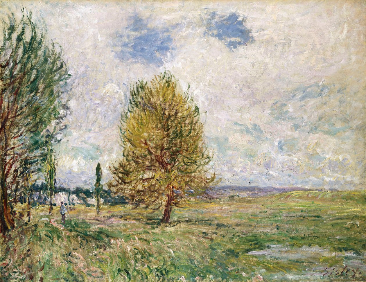 Sletten i Veneux-Nadon, 1881 av Alfred Sisley