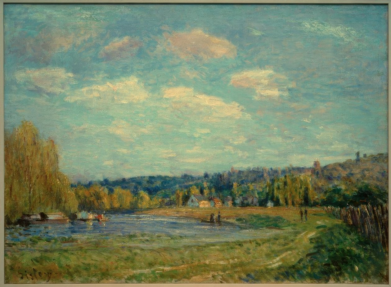 Seinen ved Saint-Cloud av Alfred Sisley