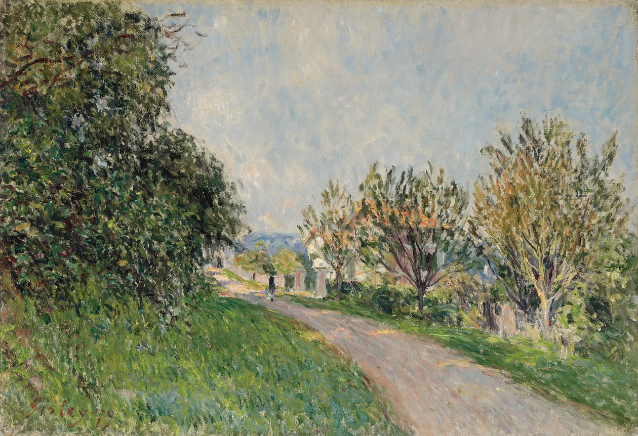 Sti nær Sevres, 1879 av Alfred Sisley