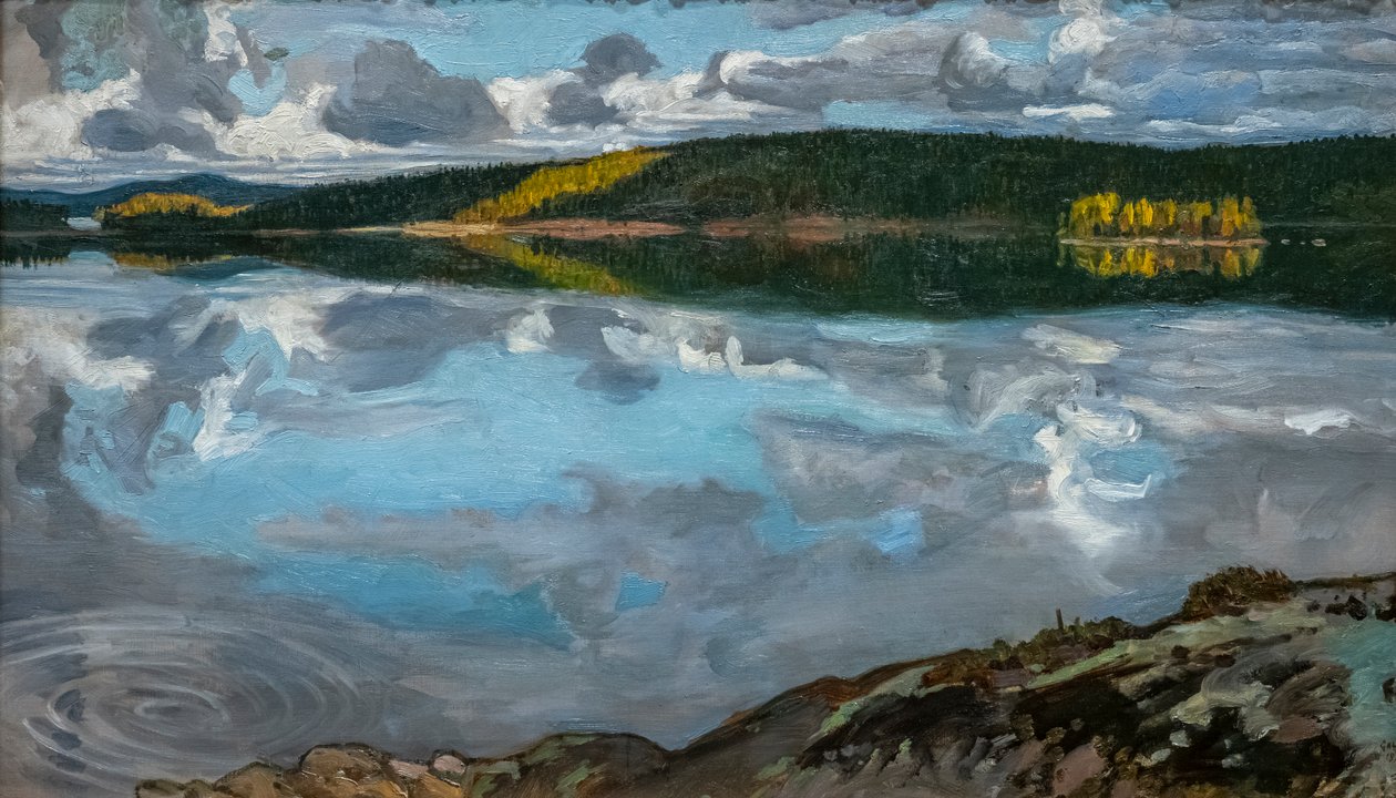 Elvebredder ved Saint-Mammès av Alfred Sisley