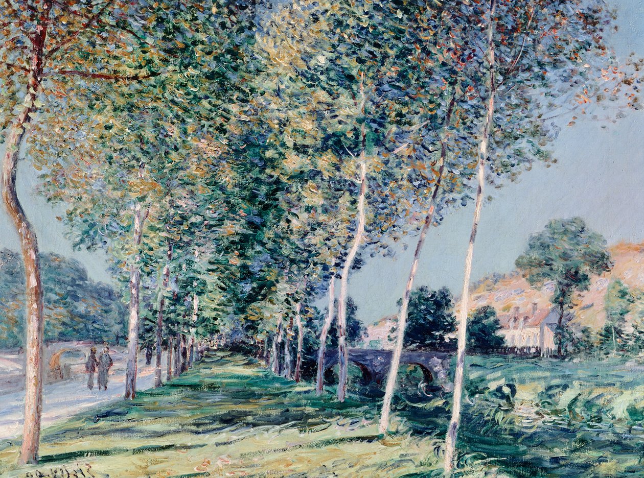 Road to Louveciennes av Alfred Sisley (1839-1899) av Alfred Sisley