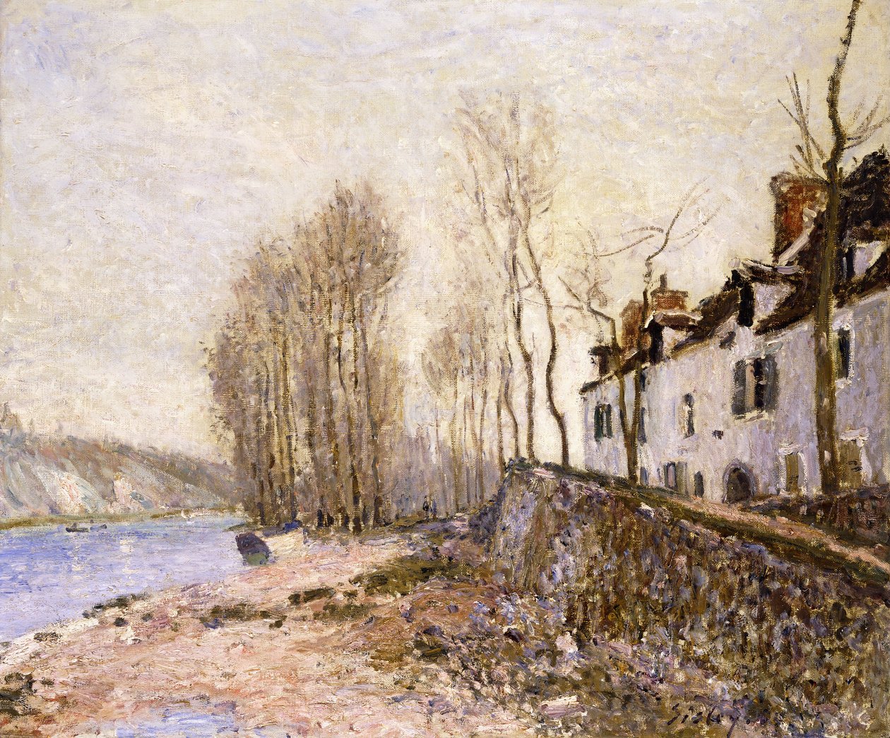 Saint Mammes, Det hvite kors av Alfred Sisley