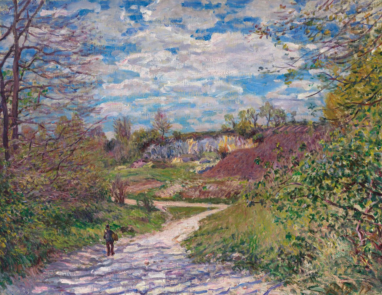 Vintersol ved Veneux-Nadon Vintersol ved Veneux-Nadon, 1879. av Alfred Sisley