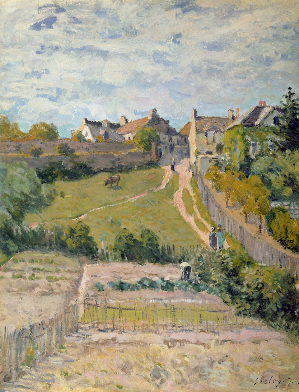 Klatrestien, 1875 av Alfred Sisley