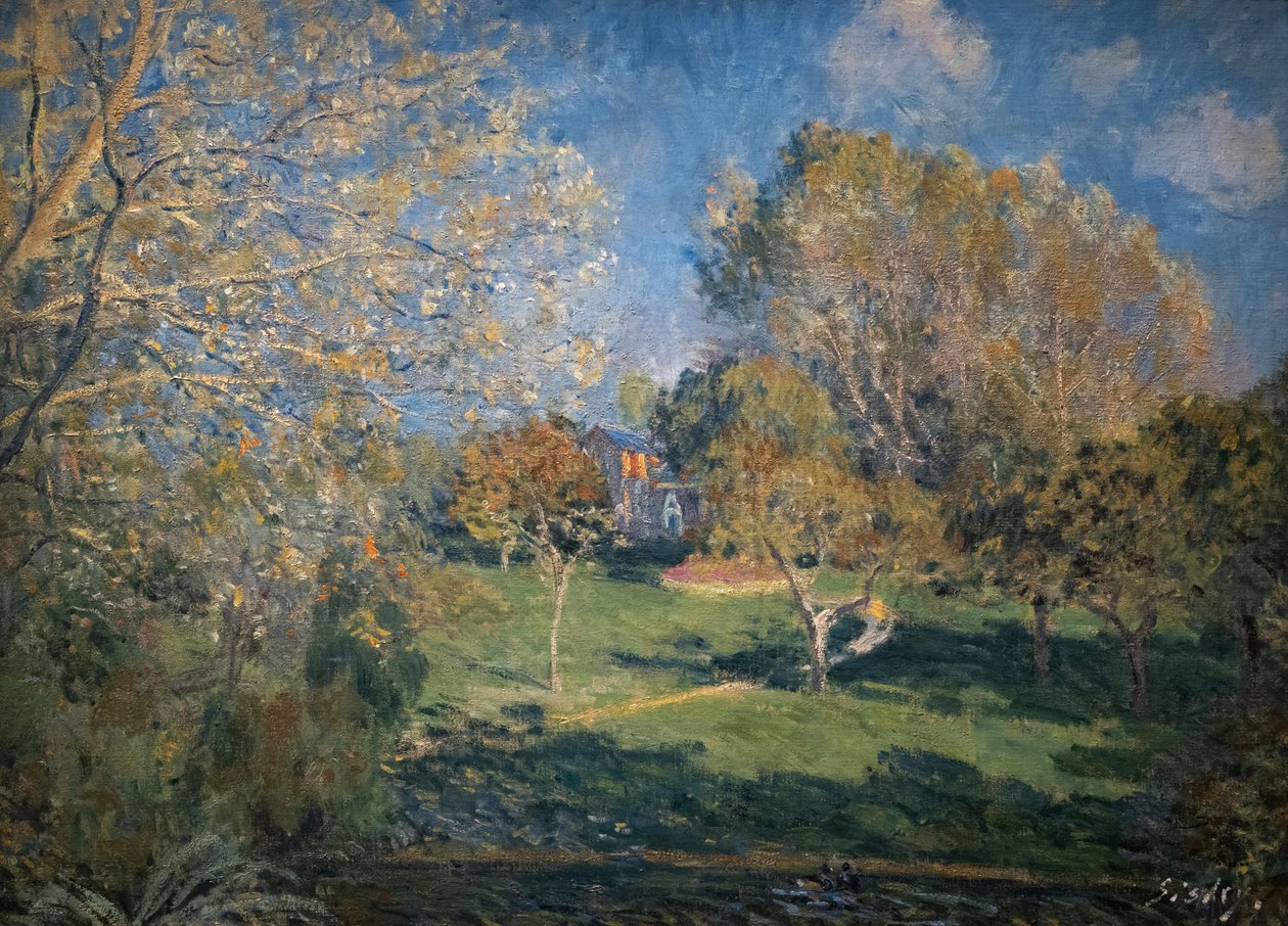 Hagen til Hoschede av Alfred Sisley