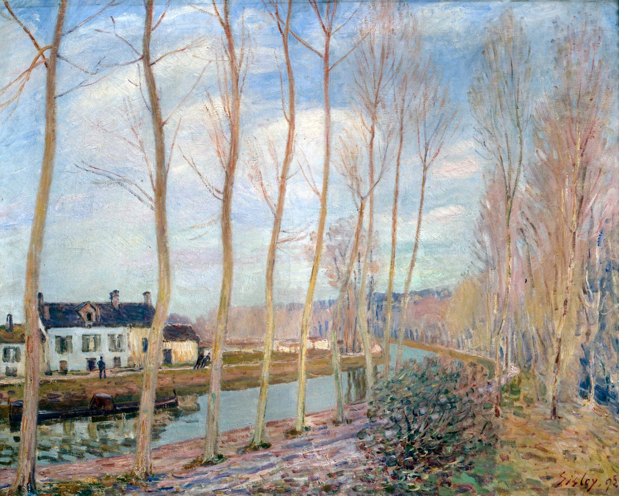 Loing-kanalen, 1892 av Alfred Sisley