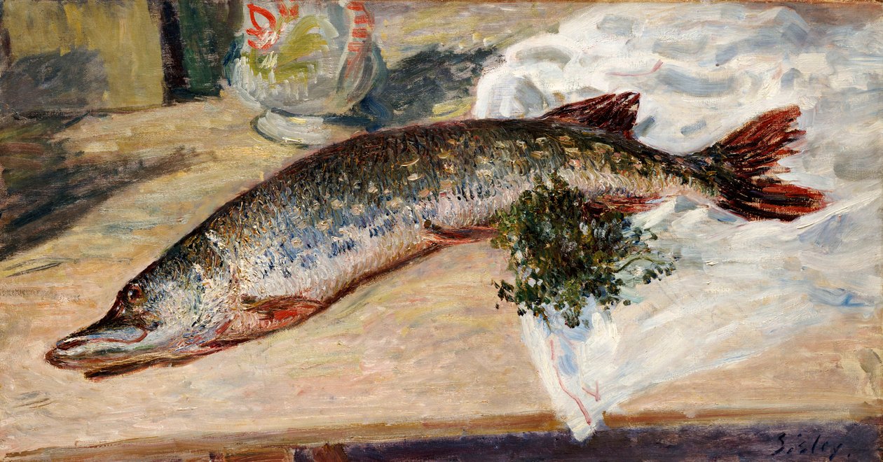 The Pike, 1888 av Alfred Sisley